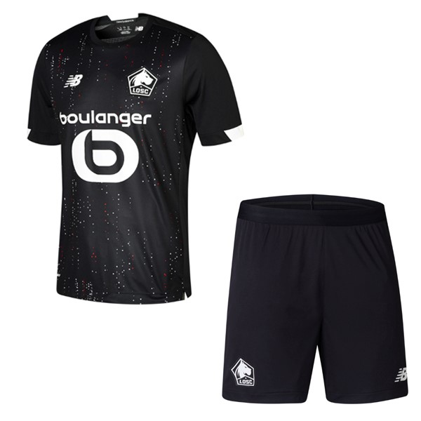 Camiseta Lille 2ª Niños 2020/21 Negro